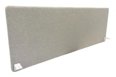 Bordsskärm Grå 140×60