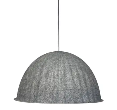 Taklampa Muuto Under the bell Grå Ø82