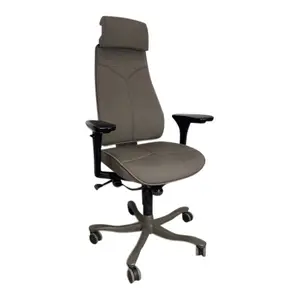 Arbetsstol Kinnarps 6/8000 Hög Grå/Beige