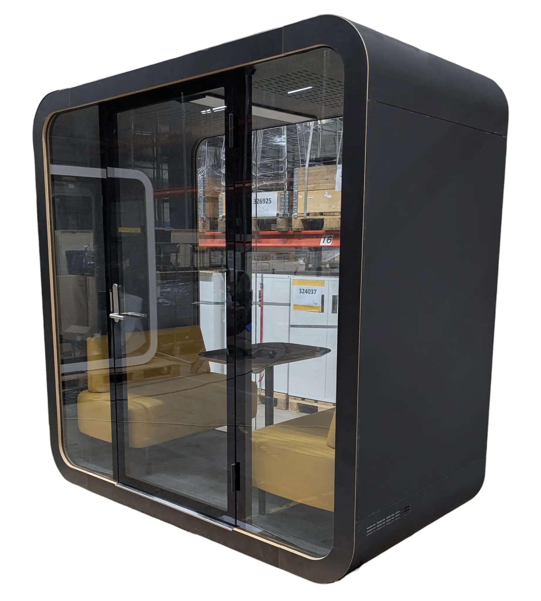 Telefonbås Pod Martela Framery Q Meeting Maggie Svart (9)