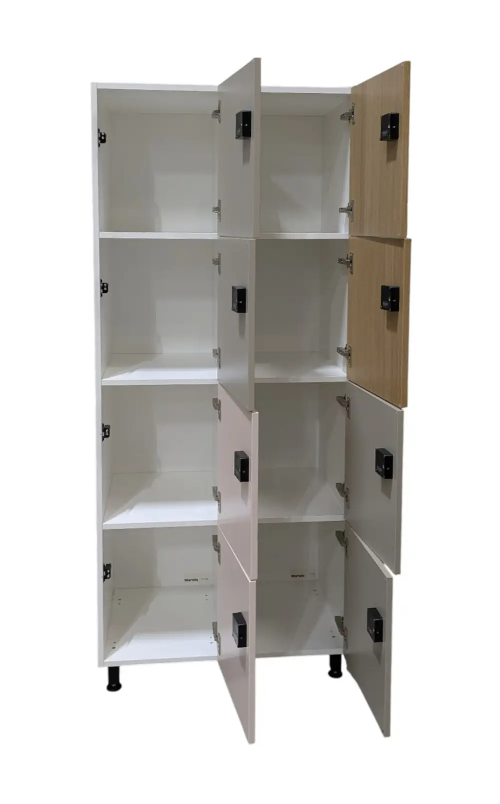 Förvaring Martela The Wall med Flexlock GråRosaEk (9)