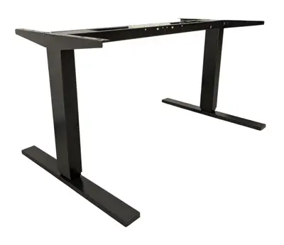 Elskrivbord Swedstyle Aero Flex 2B3D Svart 120-200×80 (2)