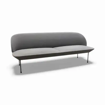 Soffa Muuto Oslo 3-Sits Grå