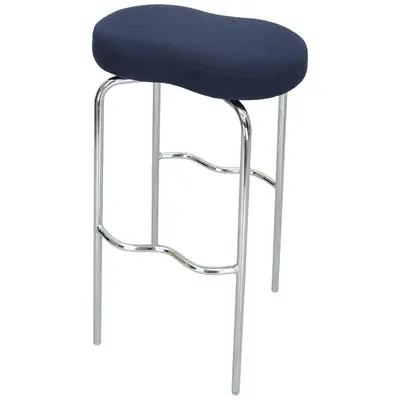 Barpall Materia Bönan Mörkblå/Krom