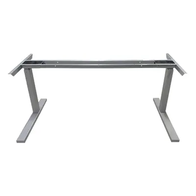 Elskrivbord Grå L-Fot 160-180×80