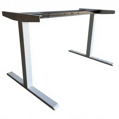 Elskrivbord Swedstyle VitSvart 120-180×80