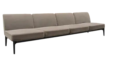 Soffa Pedrali Social DSO_4L BrunSvart