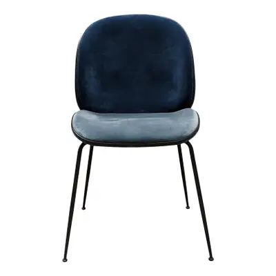 Stol Gubi Beetle GrönBlåSvart (2)