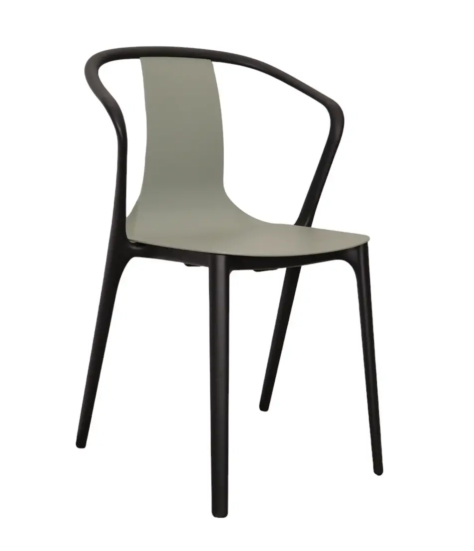 Stol Vitra Belleville SvartGrön