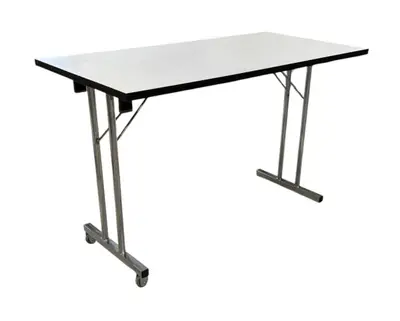 Utbildningsbord RBM Standard 4680 VitSvartKrom 120×60