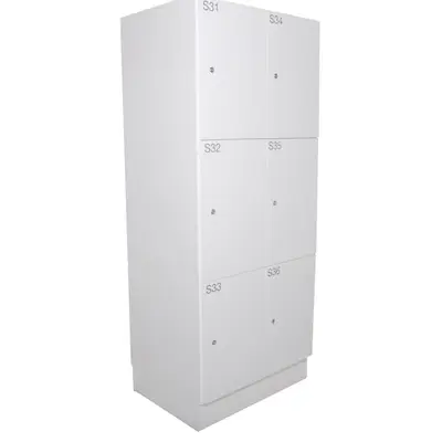 Personlig Förvaring Mizetto 6-fack Vit