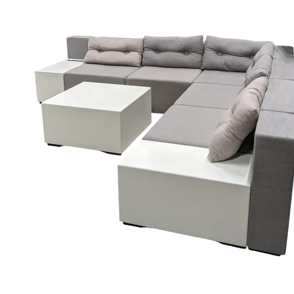 Modulsoffa Materia Monolog LjusgråVit (2)