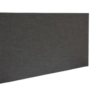 Bordsskärm Mörkgrå 140×65
