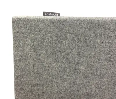 Bordsskärm Abstracta Soneo Ljusgrå 140×60 (1)