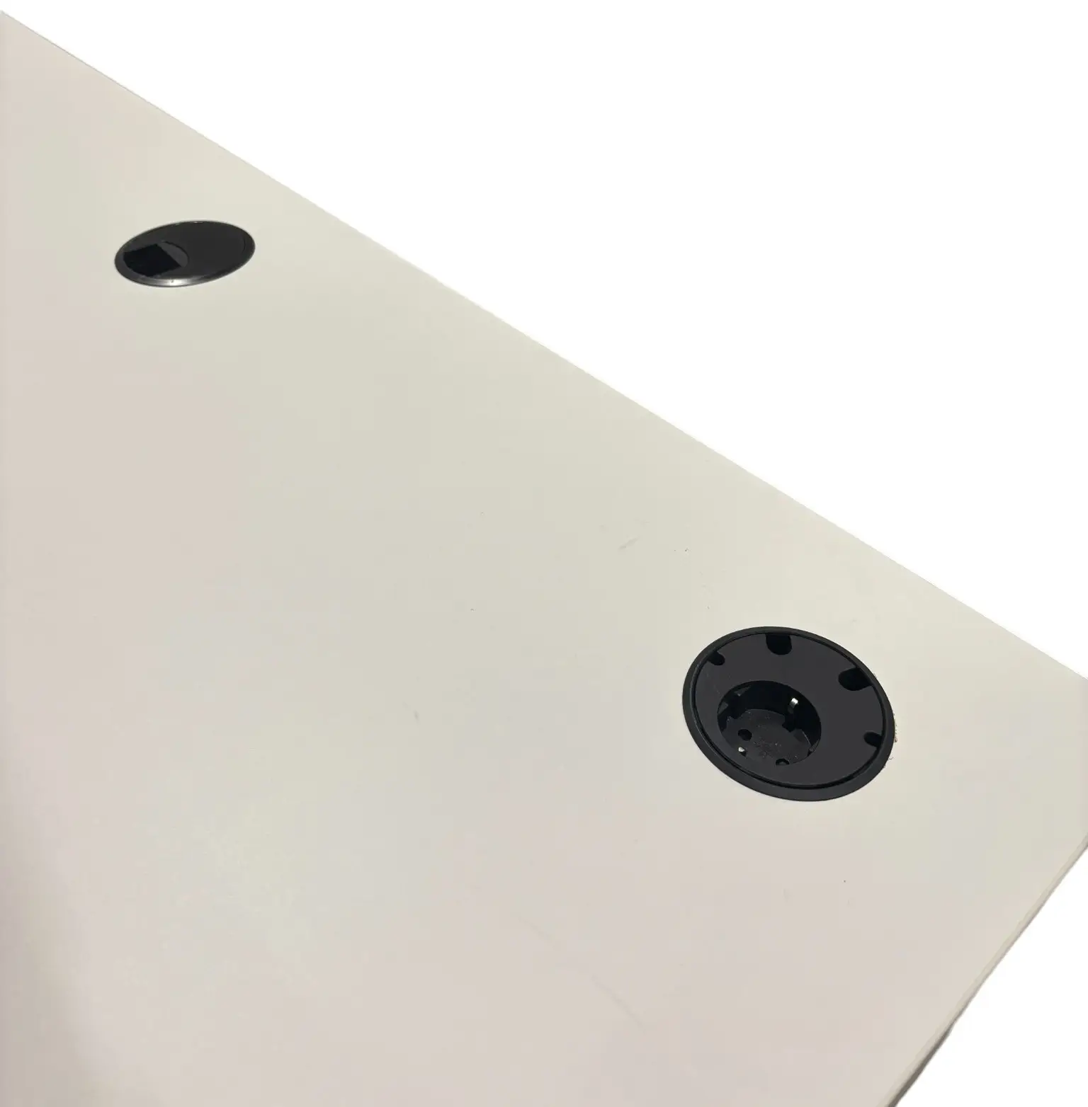 Elskrivbord ROL Ergo GF-470 VitSvart Flexibelt 120-180×70-80 (3)