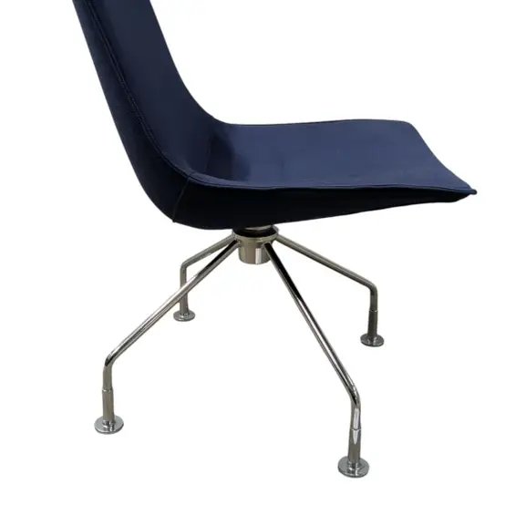 Konferensstol Lammhults Comet BlåKrom (4)