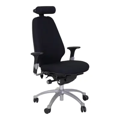 Kontorsstol RH Logic 400XL Svart Nyklädd (2)
