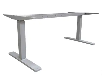 Elskrivbord Kinnarps Oberon Grå 160×80