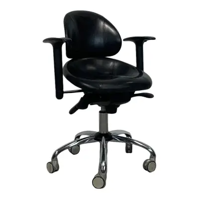 Arbetsstol Bruno Mathsson Saga Svart