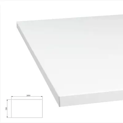 Bordsskiva Vit 200x80