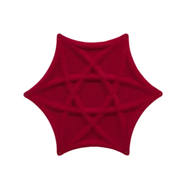 Ljudabsorbent Abstracta Airflake Röd