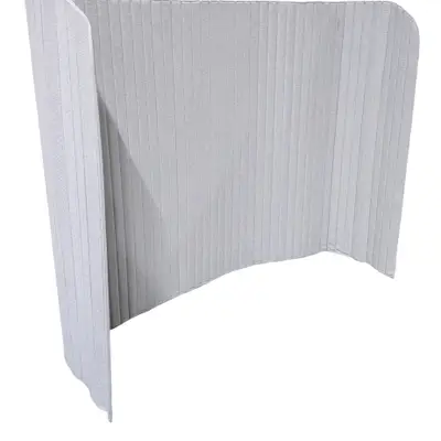 Golvskärm Zilenzio Focus Floor Ljusgrå 270×150 (2)