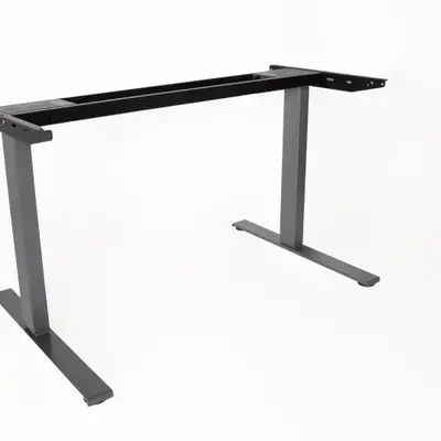 Skrivbord Swedstyle Aero Flex 1.0 Mörkgrå 120-200x70-80