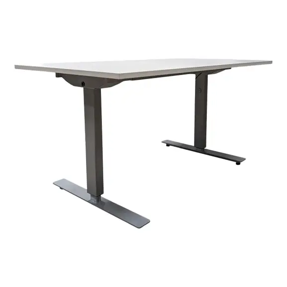 Elskrivbord Form2 GråVit Flexibelt 120×80