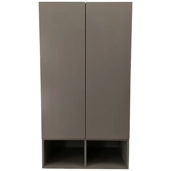 RPG 069605-252844 Personlig förvaring med skohylla Flexlock 2 dörrar Grå 80x149cm