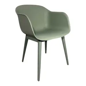 Stol Muuto Fiber Armchair Grön