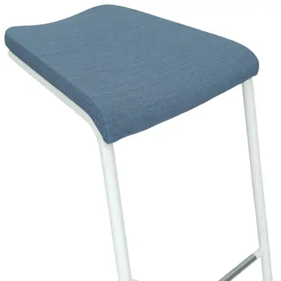 Barpall Lammhults Add Barstool 78 Blå/Vit