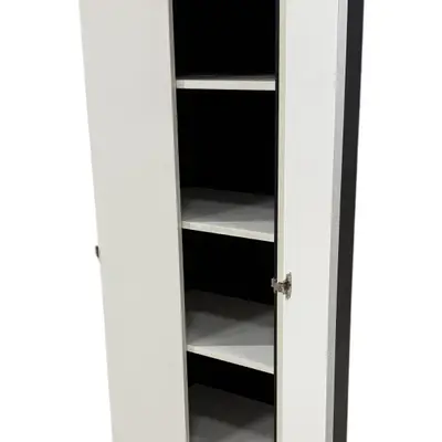 Förvaring 2-Dörrars 5xA4 SvartVit