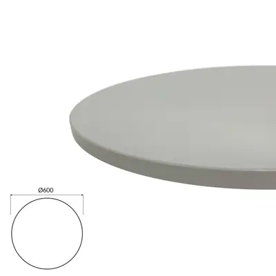 Bordsskiva Ø60 Ljusgrå
