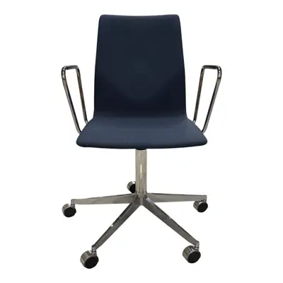 Konferensstol Four Design BlåKrom (2) – kopia