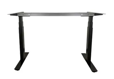 Elskrivbord ROL Ergo Svart 120-140×70-80 (2)