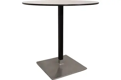 Cafébord Blå Station Level Vit-Svart-Borstat Stål ARBETSFÖRMEDLINGEN