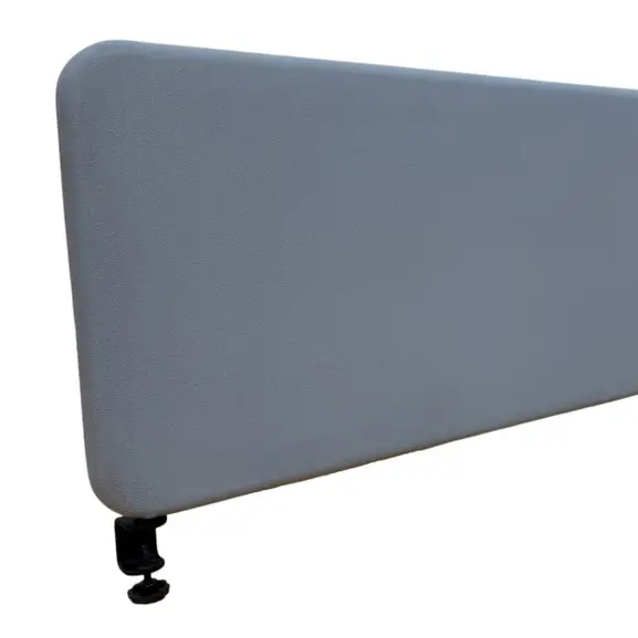 Bordsskärm Abstracta Softline Grå 100×45