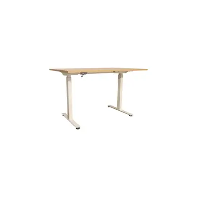 Skrivbord Komplett RolErgo Vit-Ek LINDELÖFS