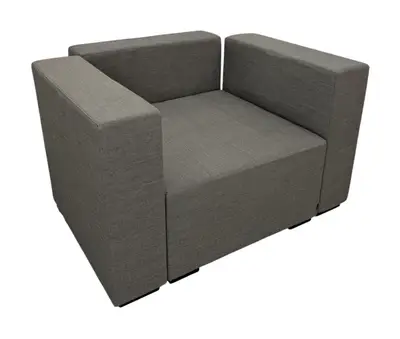 Fåtölj Materia Monolog Grå