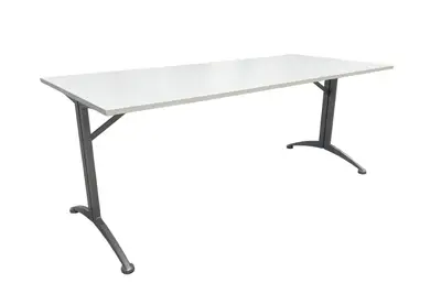 Utbildningsbord Kinnarps Asto VitGrå 180×80