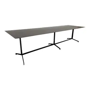 Cafébord Johanson Design Madison T Valchromat/Genomfärgad MDF Röd/Svart 72,5x300x90