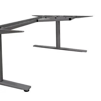 Elskrivbord Kinnarps Oberon Grå 180-200×120