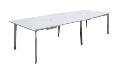 Konferensbord Mitab Angle VitKrom 300×120