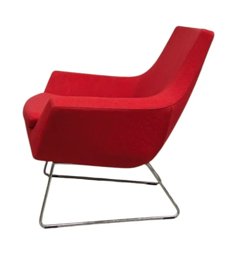 Fåtölj Swedese Happy RödKrom (3)