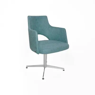 Fåtölj Lammhults Cortina Omklädd Turkos