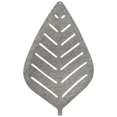 Ljudabsorbent Abstracta Airleaf Ljusgrå