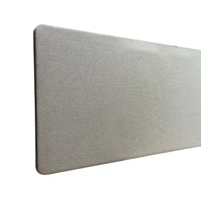 Bordsskärm Lintex Edge GråSvart 160×70 (2)