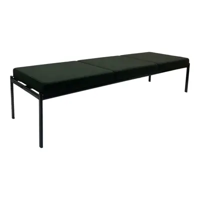 Sittbänk Artek Kiki Bench 3-Sits MörkgrönSvart