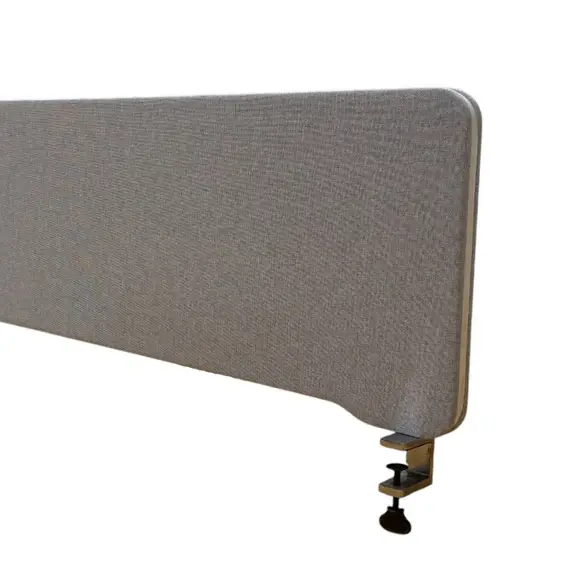 Bordsskärm Lintex Edge Ljusgrå 160×40