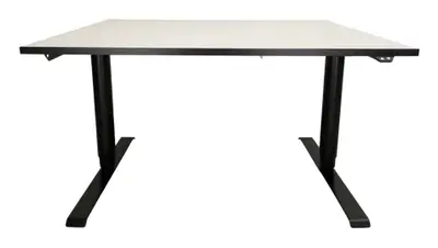 Elskrivbord Lanab Design Svart 120-140×80-90